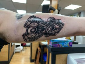 Engine | Built to Last Tattoos | Tattoos Duncan BC